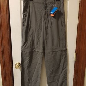 Columbia Omni shade Silver Ridge IV convertible pant youth XL